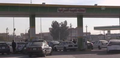 Petrol zengini Kerk&uuml;k&rsquo;te akaryakıt krizi yaşanıyor