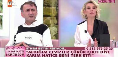 Aldığı cevizler &ccedil;&uuml;r&uuml;k &ccedil;ıktı diye eşi tarafından terk edildi! Esra Erol&rsquo;da şaşırtan olay