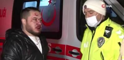 Çekmeköy’de kaza sonrası ilginç diyalog: "Çek kanka güzel çek"   