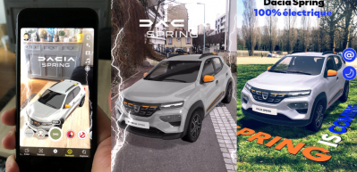 Dacia, Snap ile artırılmış gerçeklikte pazarlamayı düşünüyor