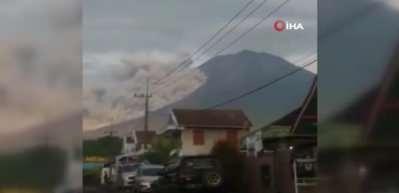 Endonezya'da Semeru Yanardağı yeniden harekete ge&ccedil;ti