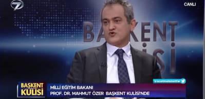 Milli Eğitim Bakanı Mahmut &Ouml;zer, Başkent Kulisi'nde