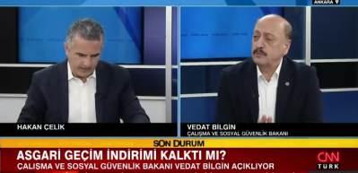 Bakan Bilgin'den ssk, bağkur, memura zam m&uuml;jdesi