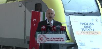 İslamabad-Tahran-İstanbul y&uuml;k treni Ankara'ya ulaştı