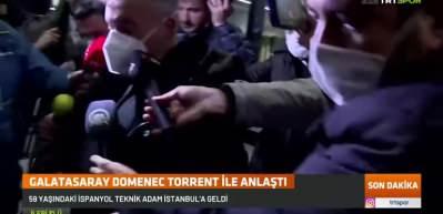 Domenec Torrent, İstanbul'a geldi