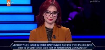 Kim Milyoner Olmak İster'de çok konuşulan Fenerbahçe - Galatasaray sorusu