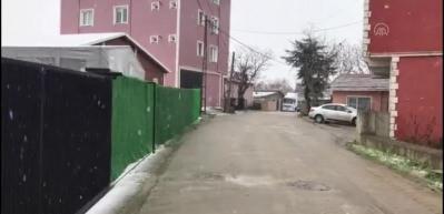 Silivri'de kar yağışı başladı