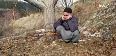 Ağa&ccedil;ları katledilen yaşlı adamın s&ouml;zleri y&uuml;rekleri burktu