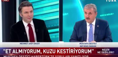 BBP Genel Başkanı Destici: Gaylerle kutlama yapanların beni eleştirmesini kabul etmem