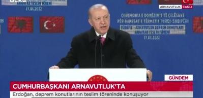Cumhurbaşkanı Erdoğan: Yardıma koşan ilk ülke olduk