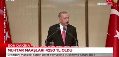 Erdoğan muhtarlar toplantısında ter&ouml;r &ouml;rg&uuml;tlerinin inlerine girip yok ediyoruz, &ccedil;&ouml;kertiyoruz dedi