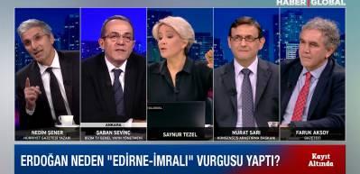 Nedim Şener ve Şaban Sevin&ccedil;'ten canlı yayında tartışma! "O s&ouml;zleri sana yediririm"