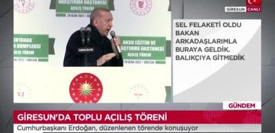 Cumhurbaşkanı Erdoğan  "y&uuml;kselen bir T&uuml;rkiye inşa ettik, ediyoruz" a&ccedil;ıklamasını yaptı