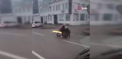 &Ouml;l&uuml;me yolculuk! 1 motosiklete 5 kişi bindi!