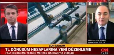 Ara&ccedil;, konut ve ihtiya&ccedil; kredi faizlerine indirim gelecek: Prof. Dr. Sefer Şener a&ccedil;ıkladı