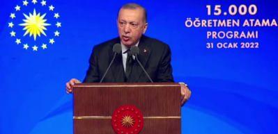 Cumhurbaşkanı Erdoğan: &Ouml;ğretmen maaşlarını en &ccedil;ok iyileştiren &uuml;lke T&uuml;rkiye'dir