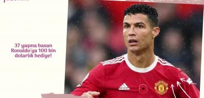 37 yaşına basan Ronaldo'ya 100 bin dolarlık hediye!