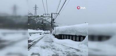 Japonya&rsquo;da şiddetli kar! 209 u&ccedil;uş, 67 tren seferi iptal edildi