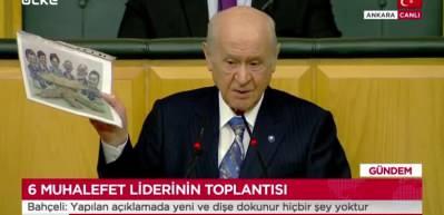 Bah&ccedil;eli 'yuvarlak masa'yı hedef aldı: Biz Cumhur İttifakıyız, masamız yuvarlak değil karedir