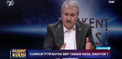 BBP Genel Başkanı Destici: 6'lı ittifak HDP'ye Kabine'de koltuk verecek