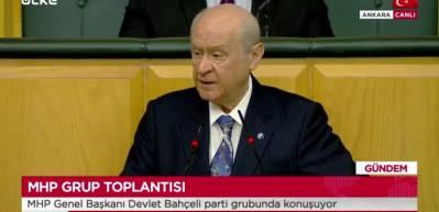 MHP lider Devlet Bah&ccedil;eli "fırsat&ccedil;ılara ve stok&ccedil;ulara g&ouml;z a&ccedil;tırmayacağız" dedi
