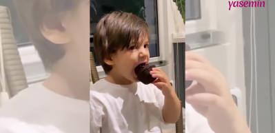 Tolgahan Sayışman'dan oğlu Efehan ile eğlenceli paylaşım