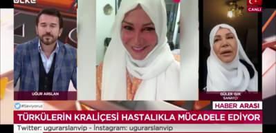 T&uuml;rk&uuml;lerin krali&ccedil;esi G&uuml;ler Işık kanserle m&uuml;cadele ediyor! Dua istedi...
