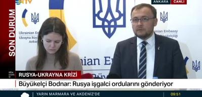 Ukrayna B&uuml;y&uuml;kel&ccedil;isi'nden Rusya a&ccedil;ıklaması: İşgalci ordular girmeye başladı!