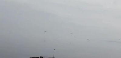 Al&ccedil;ak irtifada seyreden iki helikopter Ukrayna ordusu tarafından vuruldu!