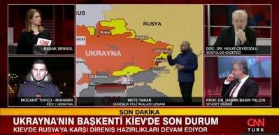 CNNT&uuml;rk'te canlı yayını siren sesleri b&ouml;ld&uuml; 