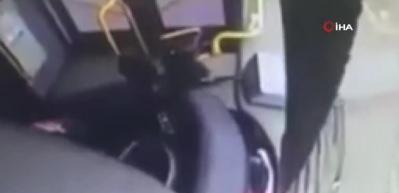 Beykoz&rsquo;da İETT otob&uuml;s&uuml;n&uuml;n dehşet sa&ccedil;tığı feci kazanın g&ouml;r&uuml;nt&uuml;leri ortaya &ccedil;ıktı