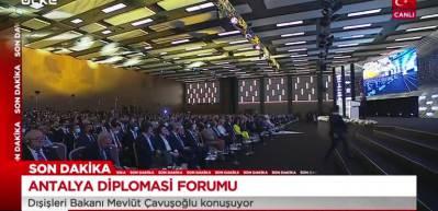 Antalya Diplomasi Forumu başladı