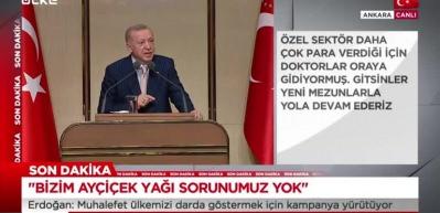 Cumhurbaşkanı Erdoğan "stok&ccedil;uları ihbar edeceksiniz biz de gereğini yapacağız" dedi