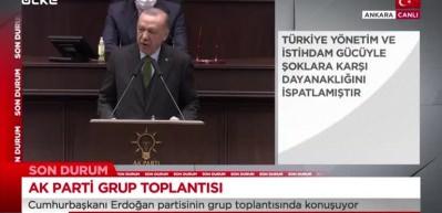  Cumhurbaşkanı Erdoğan'dan enflasyon a&ccedil;ıklaması