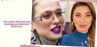 Ebru Şancı'nın Serenay Sarıkaya i&ccedil;in s&ouml;yledikleri tepki &ccedil;ekti