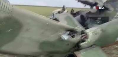 Ukrayna, Mıkolayiv'de Rusya'ya ait savaş helikopterini d&uuml;ş&uuml;rd&uuml;