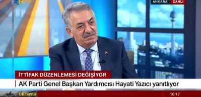 AK Parti Genel Başkan Yardımcısı Yazıcı se&ccedil;im yasası ve ittifak d&uuml;zenlemesi hakkında a&ccedil;ıklamalarda bulundu