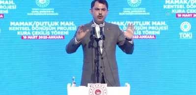 Bakan Kurum: Kentsel d&ouml;n&uuml;ş&uuml;me girmemiş tek bina kalmayacak