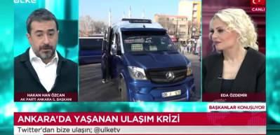 AK Parti Ankara İl Başkanı Hakan Han &Ouml;zcan, Ankara B&uuml;y&uuml;kşehir Belediyesi'ne ulaşımda yaptığı zammı geri &ccedil;ekme &ccedil;ağrısı yaptı