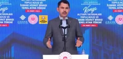 Bakan Kurum: Şu an yaşadığımız şey bir devrimin sancıları