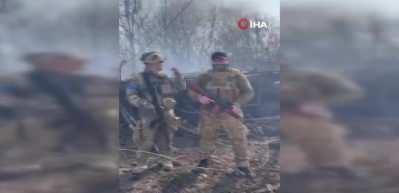 Amerikalı askerler Ukrayna saflarında savaşırken g&ouml;r&uuml;nt&uuml;lendi