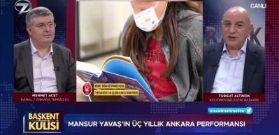 Ke&ccedil;i&ouml;ren Belediye Başkanı Turgut Altınok Başkent Kulisi'nde