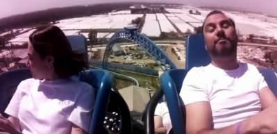 Alişan ve Buse Varol hız trenine bindi! Buse Varol korkudan ne yapacağını şaşırdı