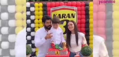 Fahriye Evcen ve Burak &Ouml;z&ccedil;ivit&rsquo;in oğlu Karan&rsquo;ın doğum g&uuml;n&uuml;nden eğlenceli anlar!