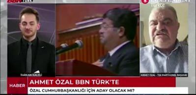 TEK Parti Genel Başkanı Ahmet &Ouml;zal: Mansur Yavaş aday olursa destekleriz