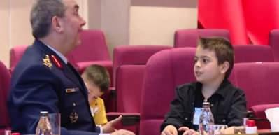 Milli Savunma Bakanlığı'nda &ccedil;ocuk sesleri yankılandı