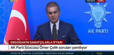 &Ouml;mer &Ccedil;elik: "6'lı masada 3. ittifak tartışması AK Parti a&ccedil;ısından &uuml;zerinde durduğumuz bir konu değil"