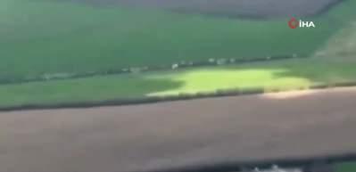 Ukrayna'nın Rusya&rsquo;ya ait savaş helikopterini d&uuml;ş&uuml;rd&uuml;ğ&uuml; anların g&ouml;r&uuml;nt&uuml;s&uuml; ortaya &ccedil;ıktı