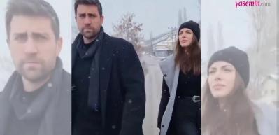 Bu kez &Ccedil;ağlar Ertuğrul yaptı! Deniz Baysal sette korktu...