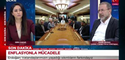 Cumhurbaşkanı Erdoğan enflasyonla m&uuml;cadelemiz devam edecek a&ccedil;ıklamasını yaptı